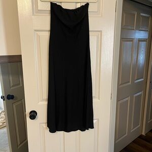 Elegant Black Strapless Dress